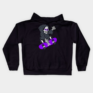 Reaper skateboard Kids Hoodie